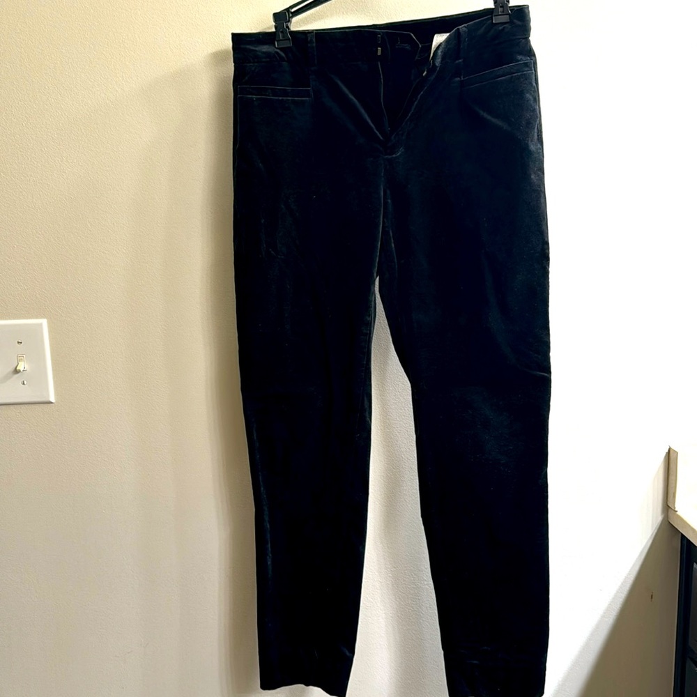 Black Velvet Pants